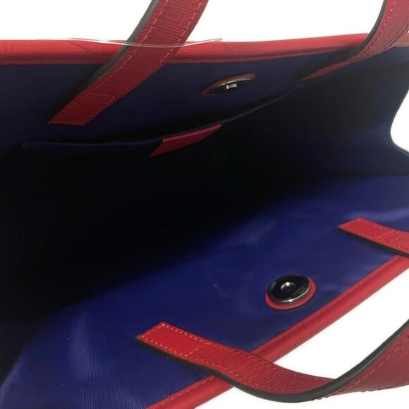 Auth GUCCI Children's Jetson Tote Bag 605614 Navy Red Multi PVC Leather - - Picture 7 of 7